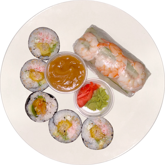 Salad Roll (1pc) + Half Roll (Pick Your Roll)