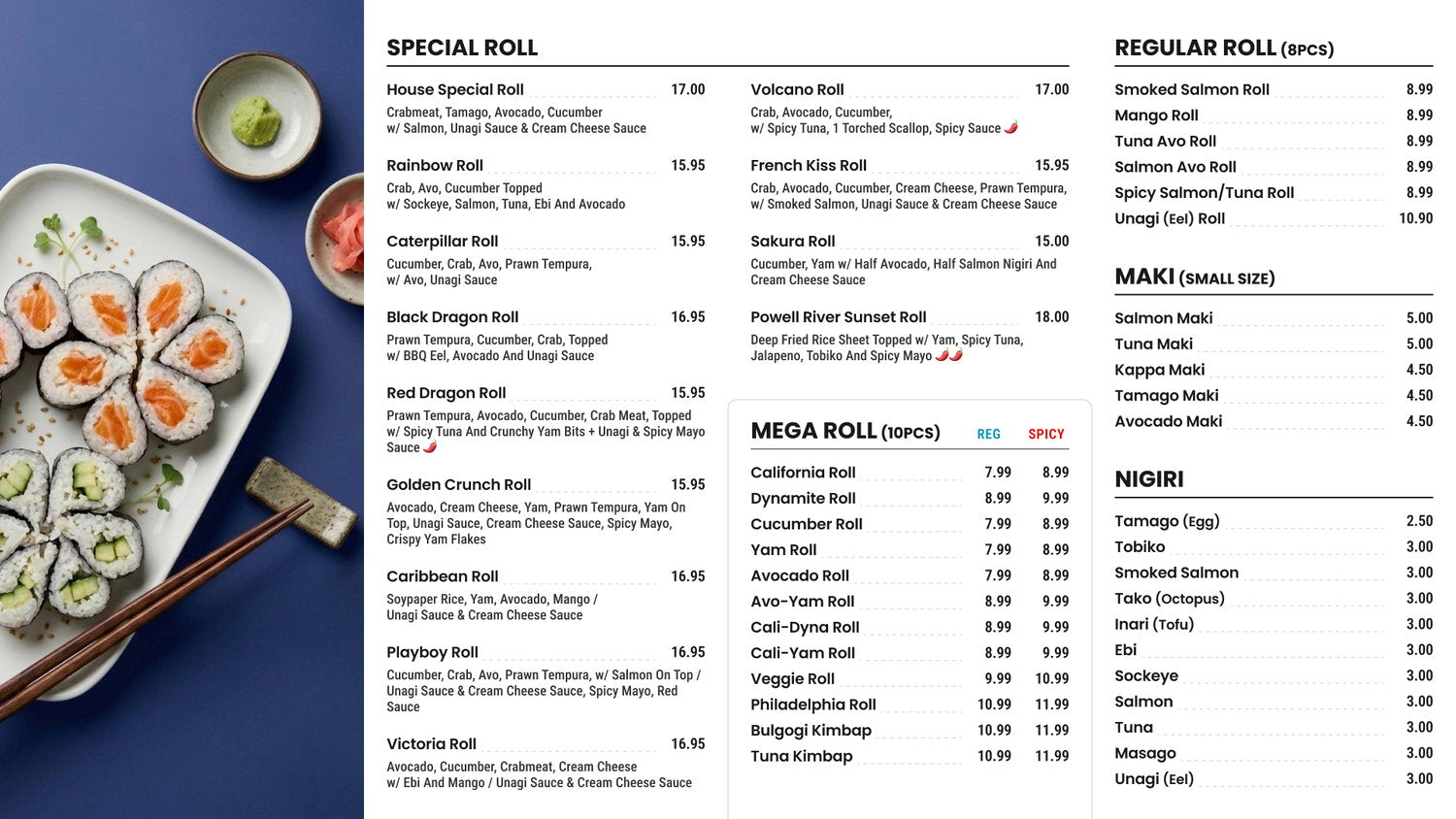 Menu 2